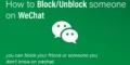 How to Block Unblock Someone on WeChat