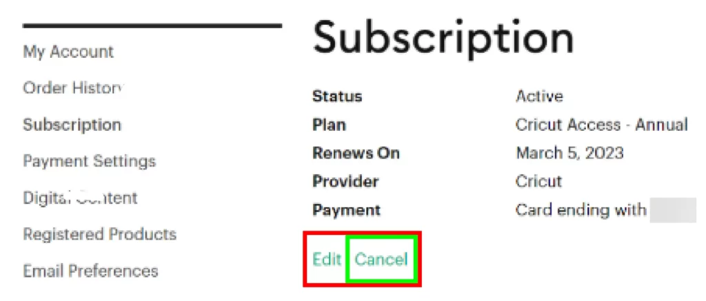 How to Cancel Cricut Access Subscription? - 4 Methods Cancel Cricut Access Subscription