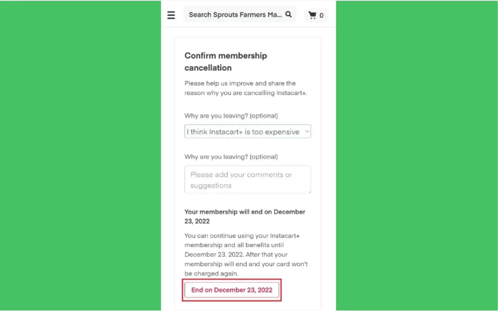 How to Cancel Instacart Subscription? - Complete Guide cancel instacart subscription