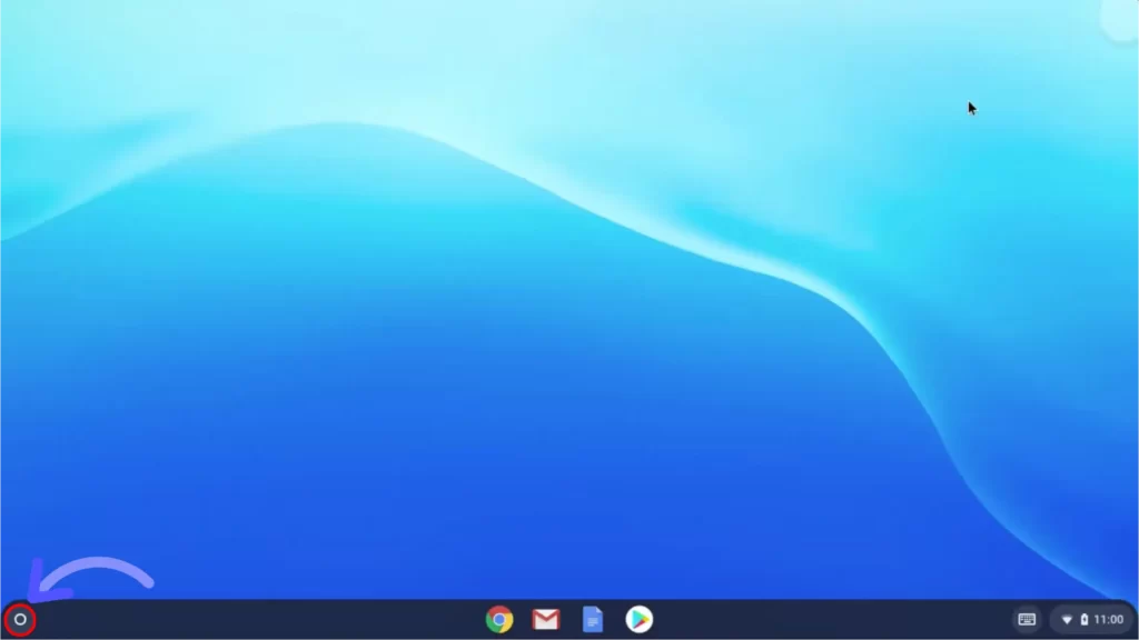 How to Get Adobe Acrobat Reader on Chromebook? Click-on-the-Launcher-button-on-your-Chromebook