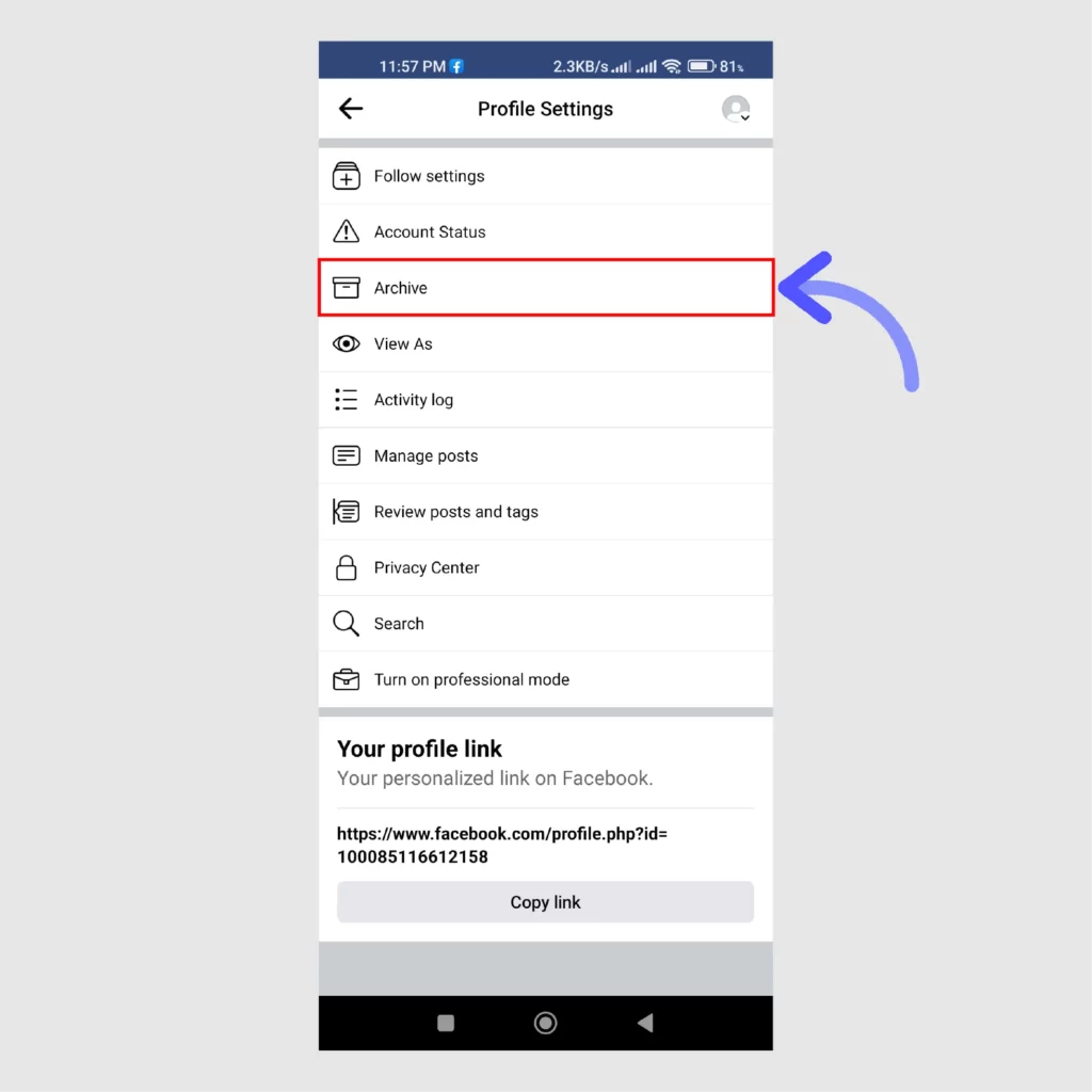 Tap-on-the-Archieve-option-from-your-Facebook-profile-settings