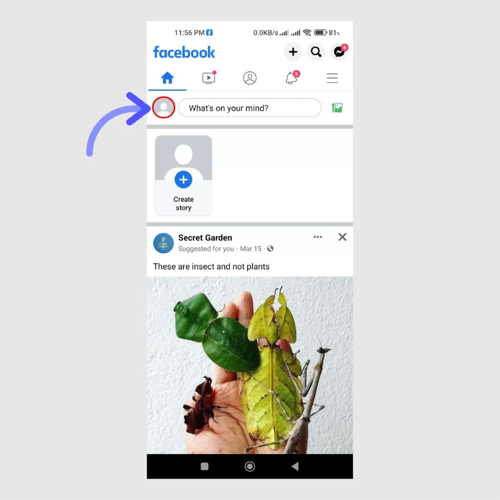 Tap-on-your-Facebook-Profile-icon