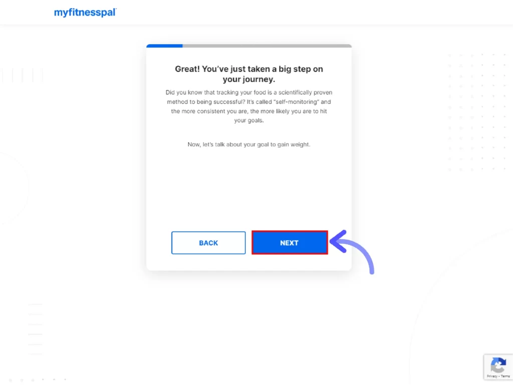 Get MyFitnessPal Premium for Free: MyFitnessPal Free Trial Next-again-click-on-next-button