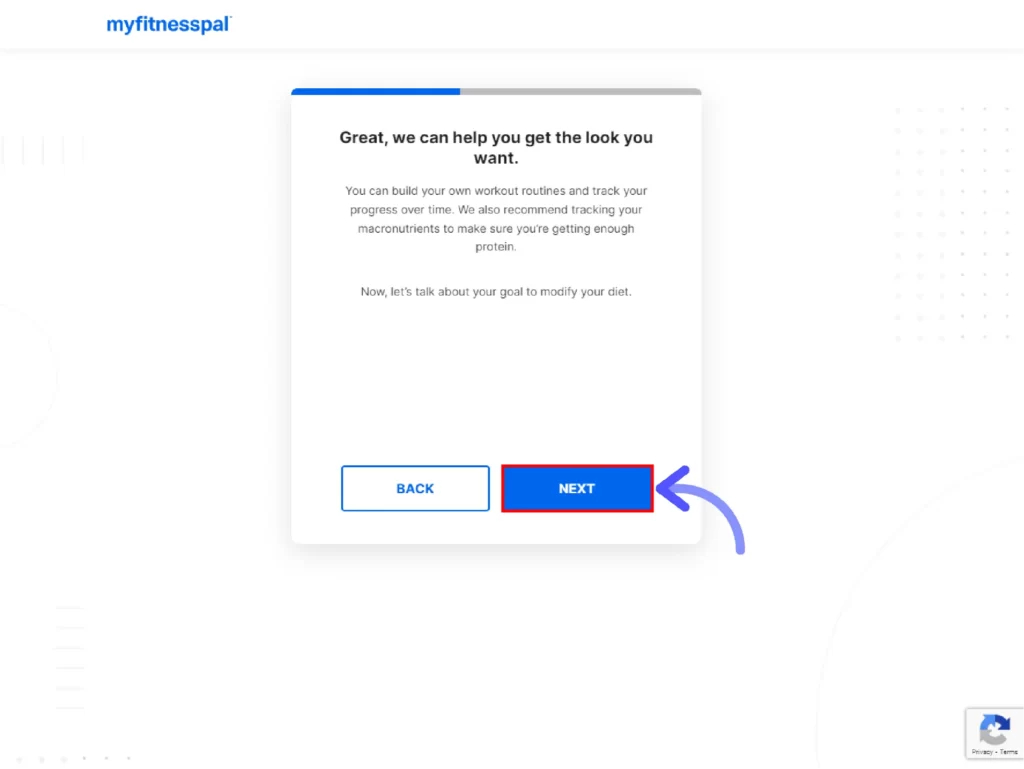 Get MyFitnessPal Premium for Free: MyFitnessPal Free Trial Next-it-will-ask-for-queries-related-to-your-diet-click-on-Next-button