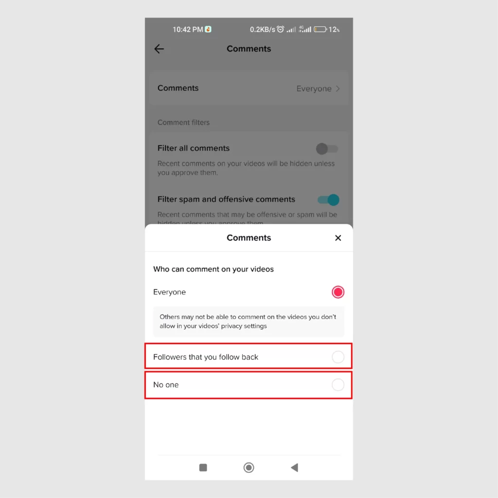 Easy Ways to Limit Comments on TikTok App Now-either-go-with-the-second-or-third-option-to-limit-comments-on-your-TikTok-videos