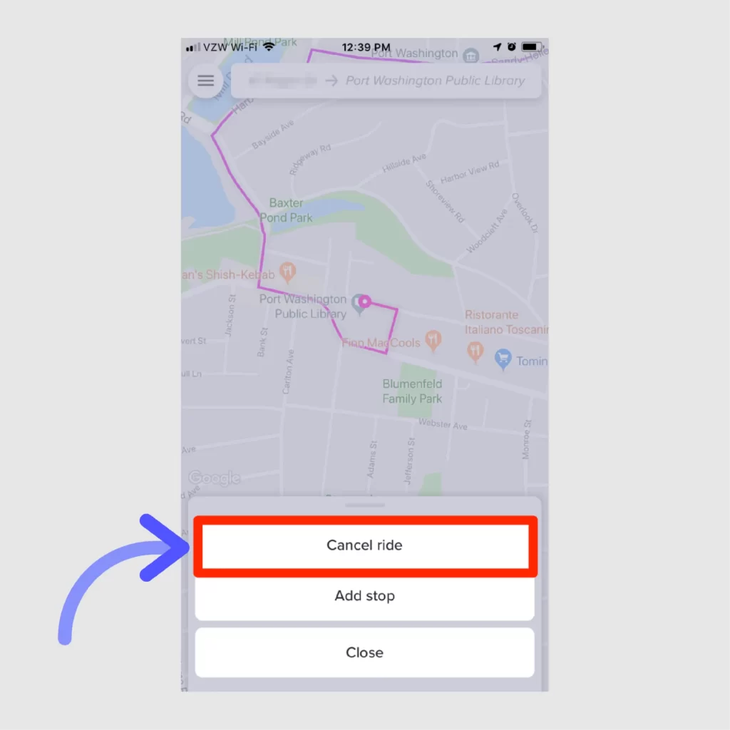 Cancel Lyft Ride Without Being Charged: Quickly & Easily Tap-on-Cancel-Ride-button-to-cancel-lyft-ride
