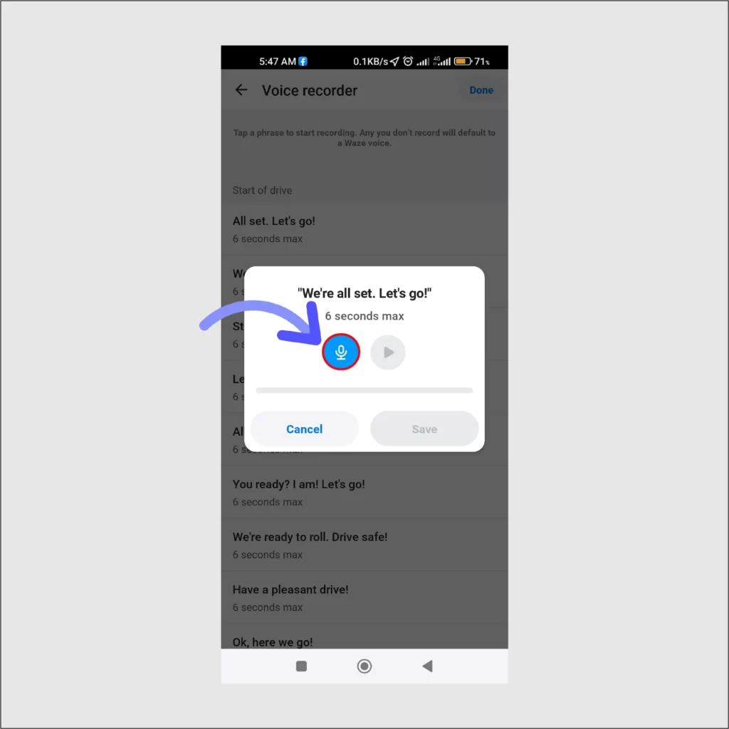 Download Waze Voices: 80+ Waze Voices Tap on the mic icon and start recording your voice