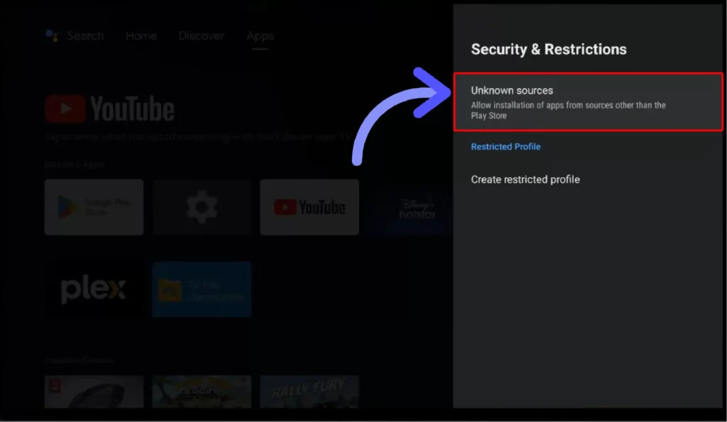 How to Download & Install Downloader App on Android TV / Smart TV? (2024) Then-Select-Unknown-Sources