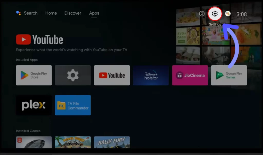 How to Download & Install Downloader App on Android TV / Smart TV? (2024) To-Enable-the-Install-Apps-from-Unknown-Resources-Navigate-towards-your-Android-TV-Settings