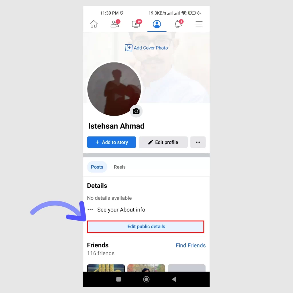 How to Share Relationship Status on Facebook News Feed & Timeline? Go to details section and Tap on edit details button