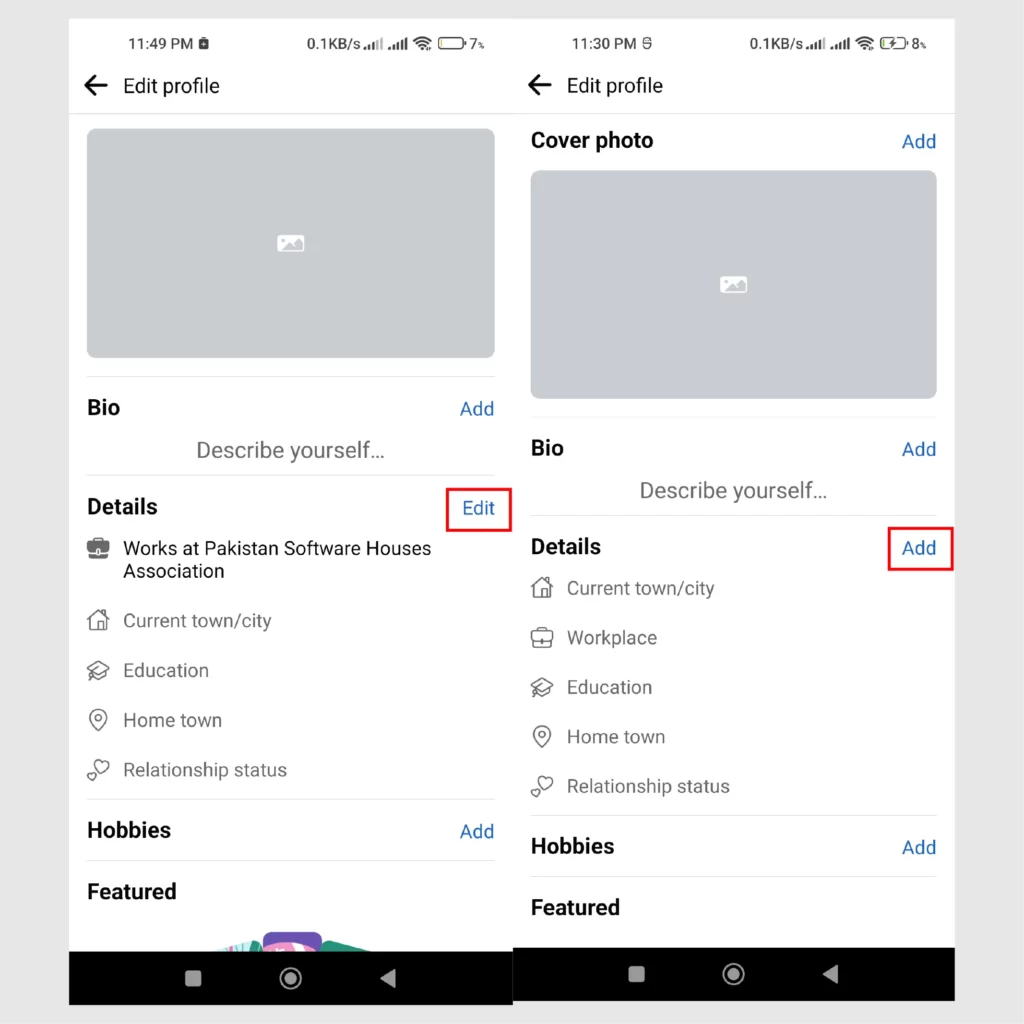 How to Share Relationship Status on Facebook News Feed & Timeline? Tap on Edit or add option