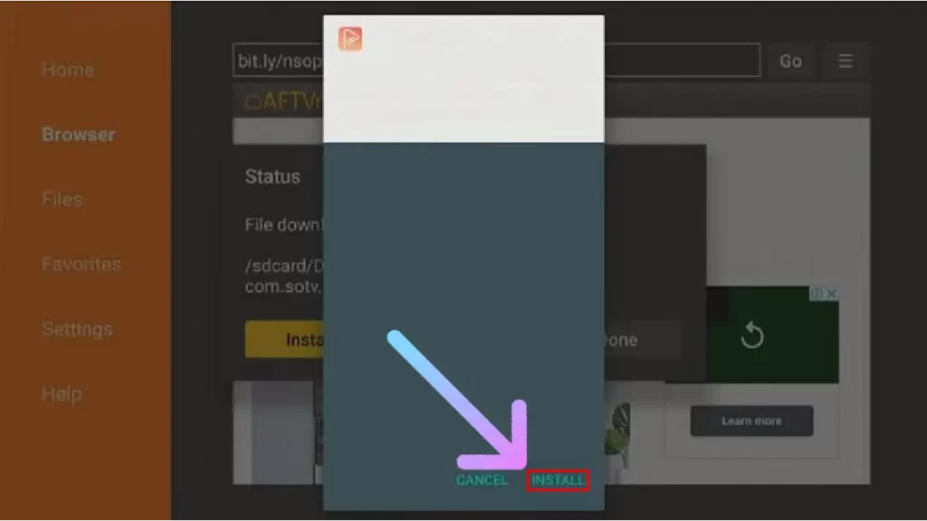 How to Download & Install SO Player on Firestick Device? (2024) Select the Install button to start installing SO PLAYER on Firestick