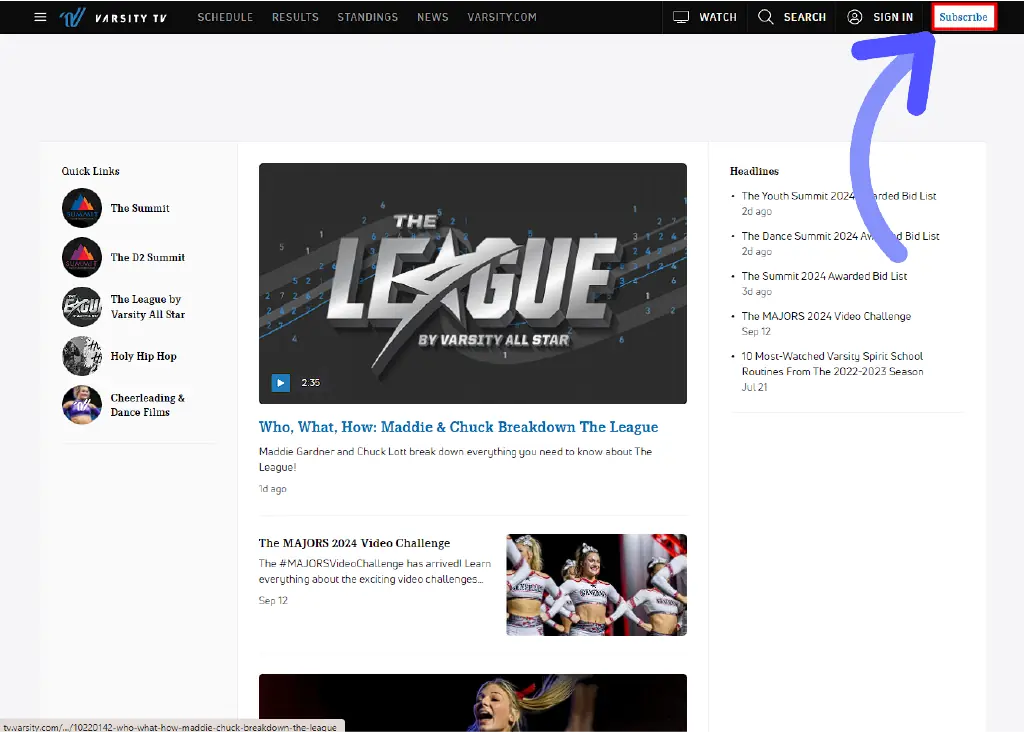 Varsity TV Free Trial: 6+ Ways to Stream Varsity TV For Free? Tap on Subscribe button to get started with Varsity TV Free trial