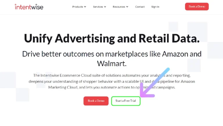 How to Sign Up for Intentwise Free Trial? On-Intentwise-website-click-on-Start-a-Free-Trial-button-to-get-started-Intentwise-free-trial