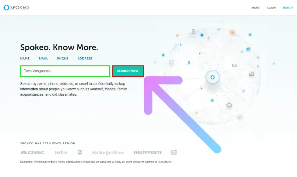 How to Get Spokeo Free Trial for 7 Days? Open the Spokeo website type name and click on SEARCH button to get started with Spokeo Free Trial