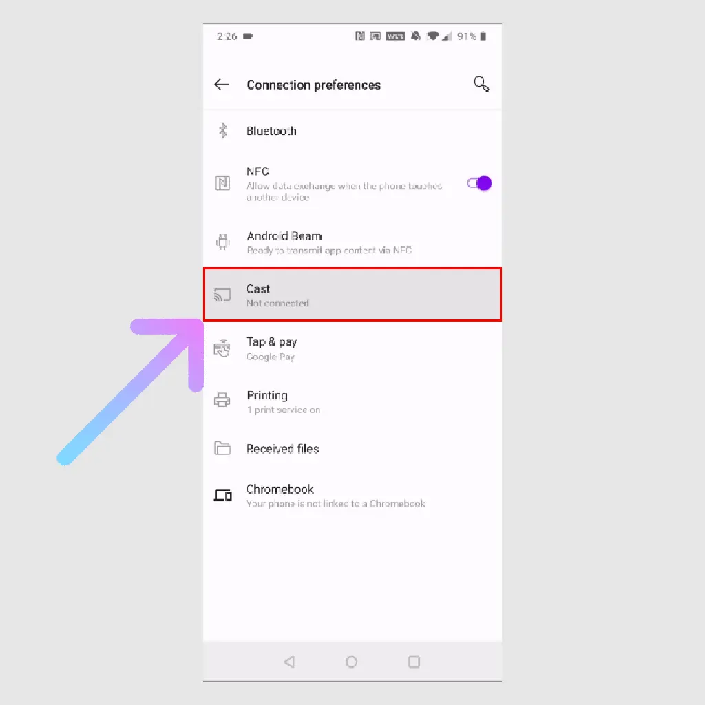 How to Make Skype Video Calls on Roku TV? Select Cast option