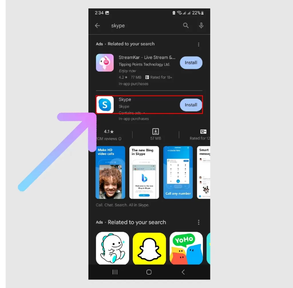 How to Make Skype Video Calls on Roku TV? Select the Skype app