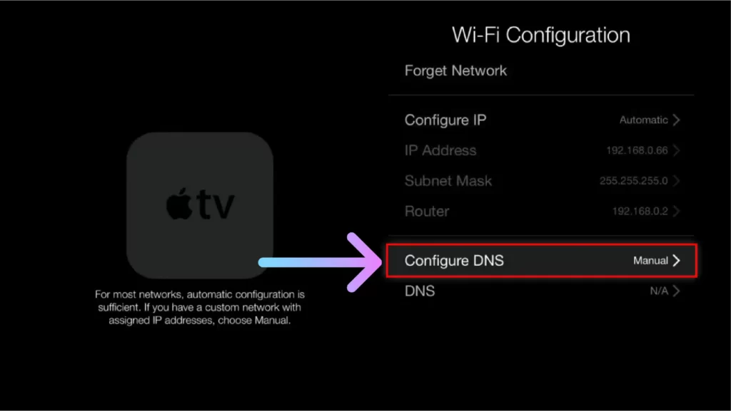 Is it Possible to Block Ads on Apple TV? Select the Configure DNS option