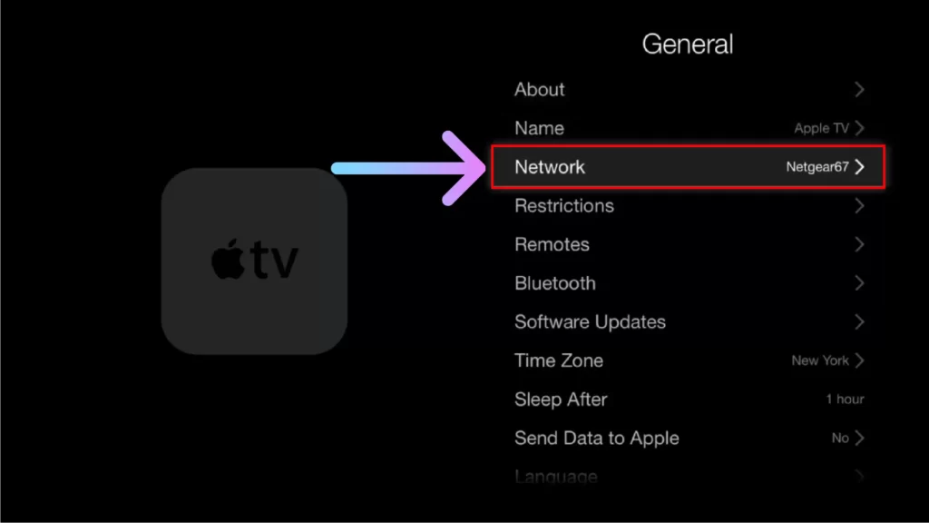 Is it Possible to Block Ads on Apple TV? Select the Network option from there