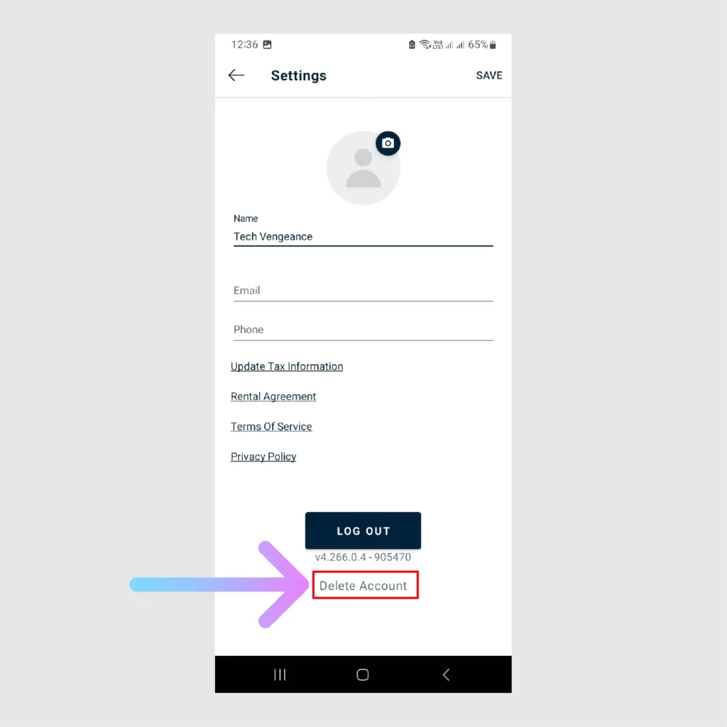 How to Delete Bird Scooter Account Permanently 2024? Tap on the Delete Account option