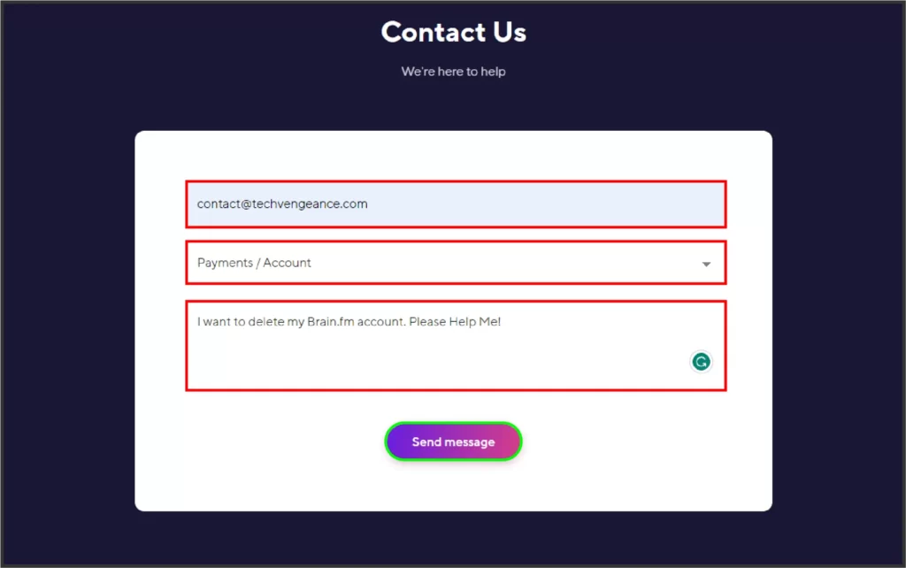 How to Delete Brain.FM Account Permanently? Delete Brain.fm account on Brain.fm website directly