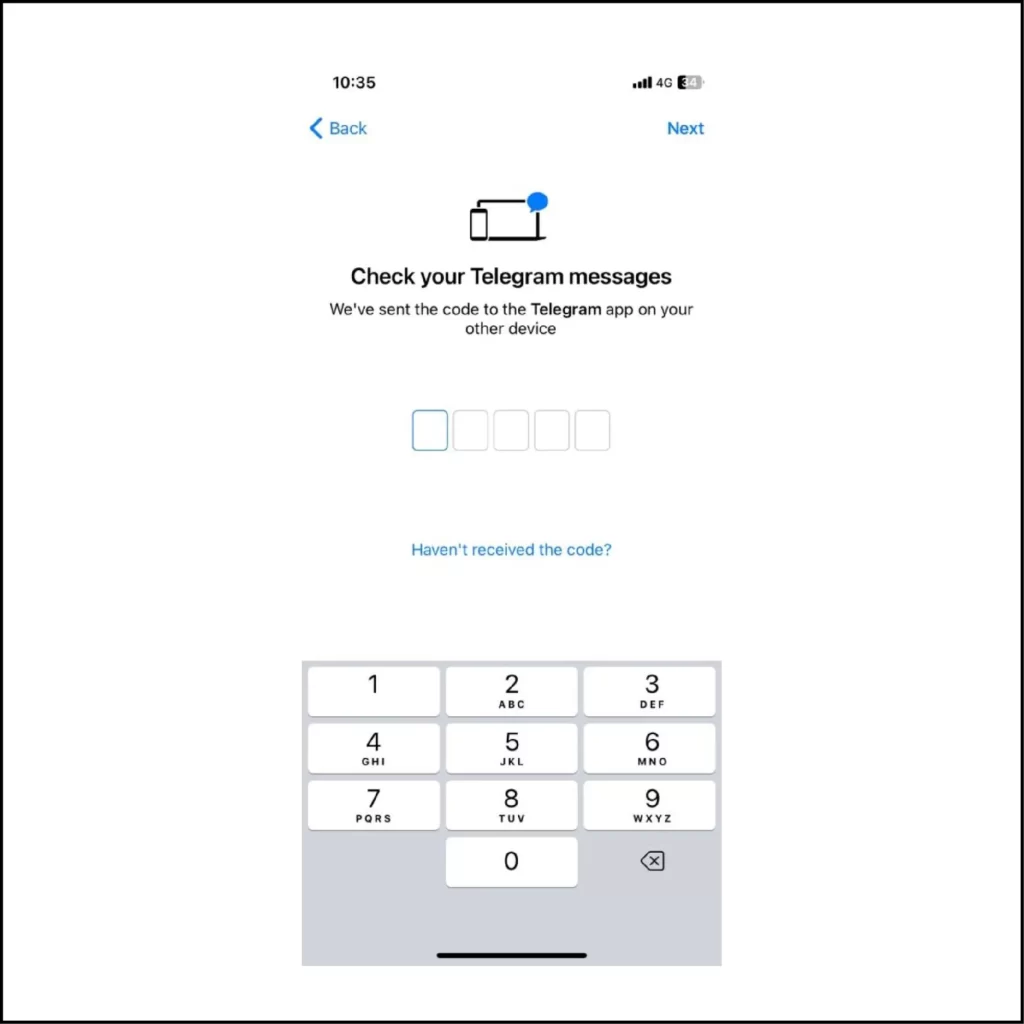 How to Get Telegram on Apple Watch in 2024? Confirm the code on Bestgram Telegram app
