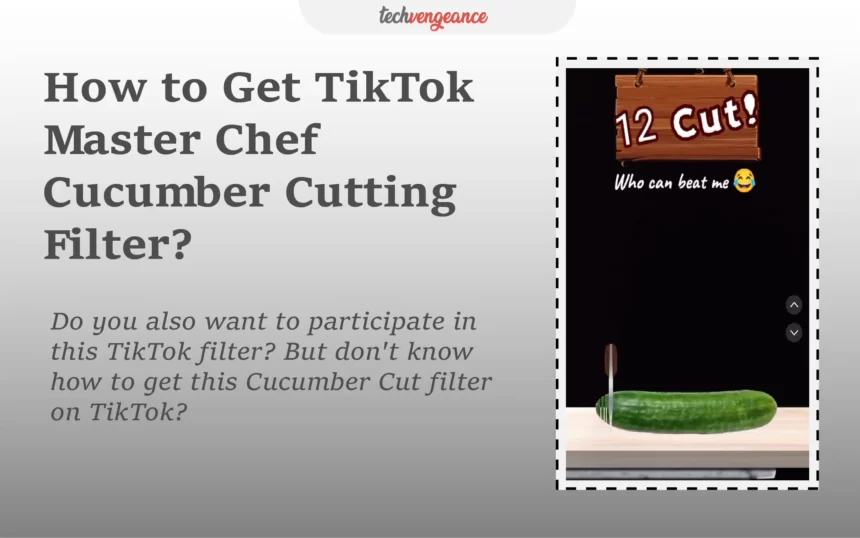 How to Get Cucumber Cut Filter on TikTok?