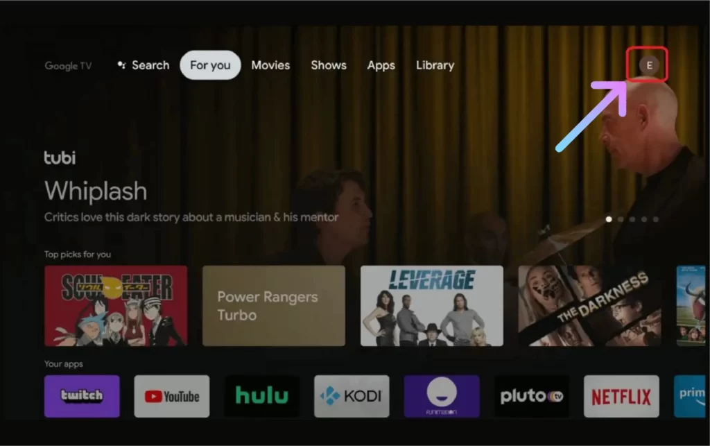 How to Reset JVC TV to Factory Default Settings 2024? Select your Profile name on JVC Google TV