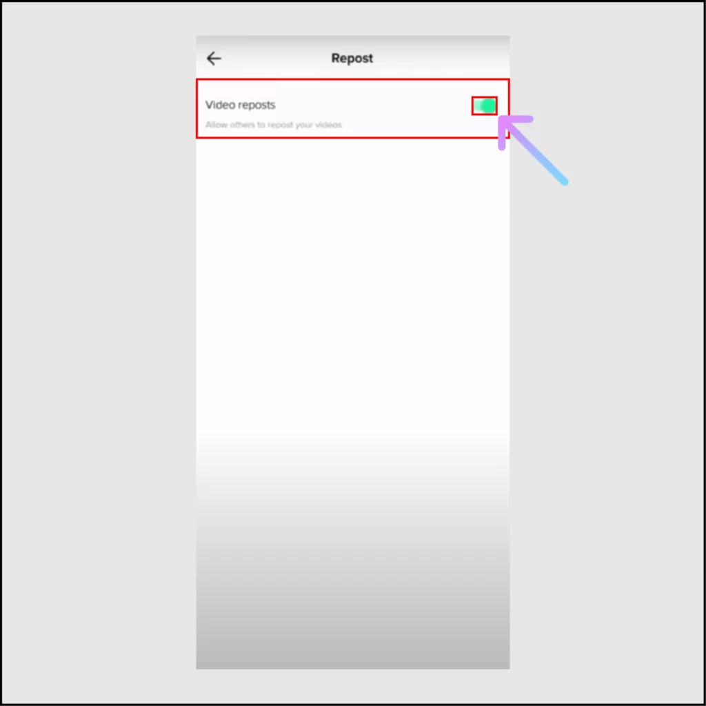 How to Enable/Disable TikTok Repost Feature Private or Public? Toggle Enable the TikTok Repost Feature