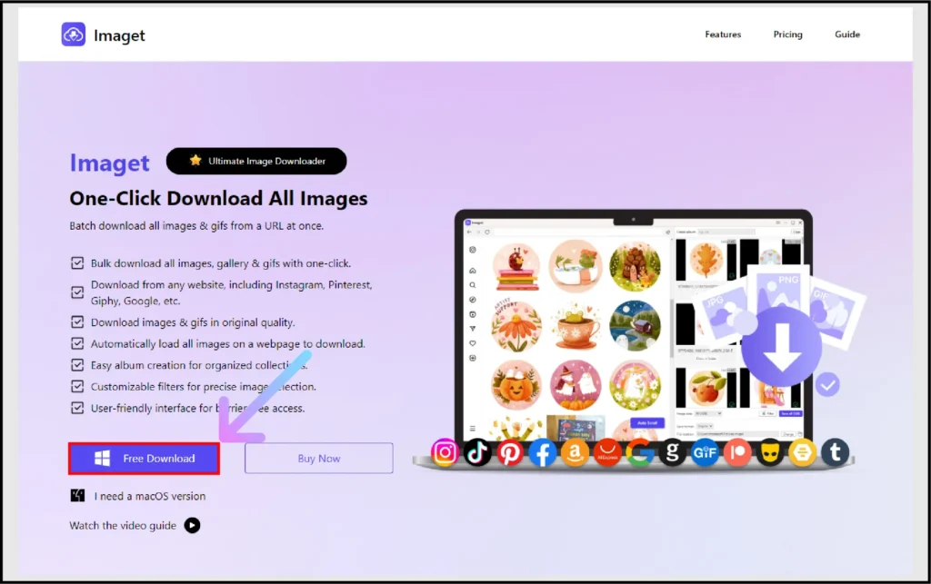 How to Download AliExpress Photos for Free 2024? Open imget.io website to download aliexpress photos