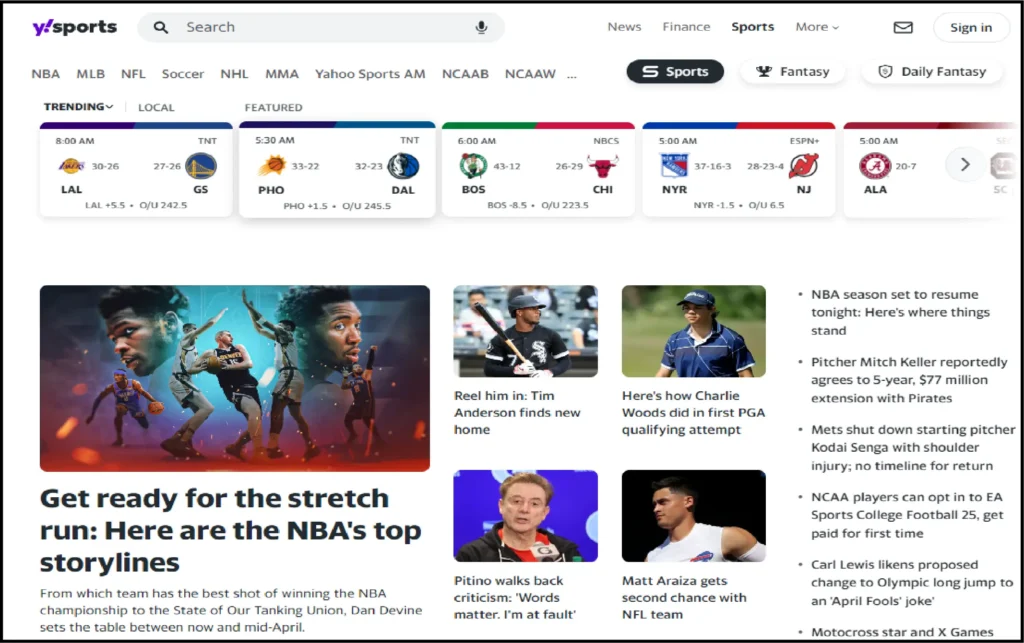 14 Best Sports Streaming Apps for Android TV Yahoo Sports streaming apps for android tv